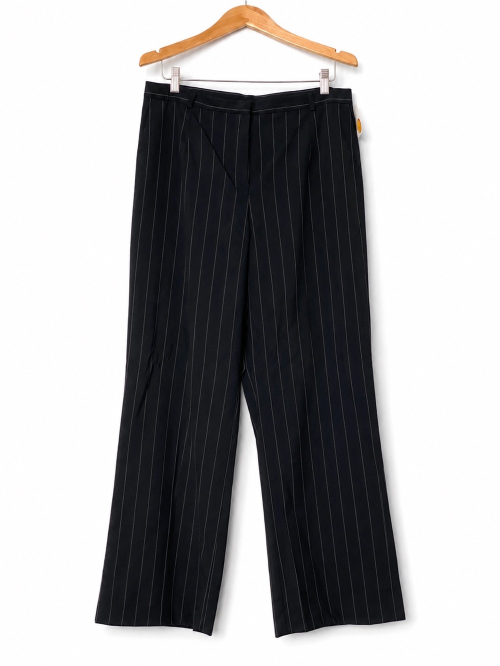 NWT Talbots Size 14 Black Pinstripe Stretch Dress Pants Trousers MSRP$118